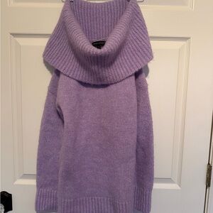 Banana Republic Lilac Cowl Neck Sweater